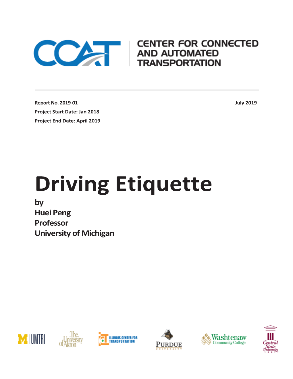 Driving Etiquette Final Report