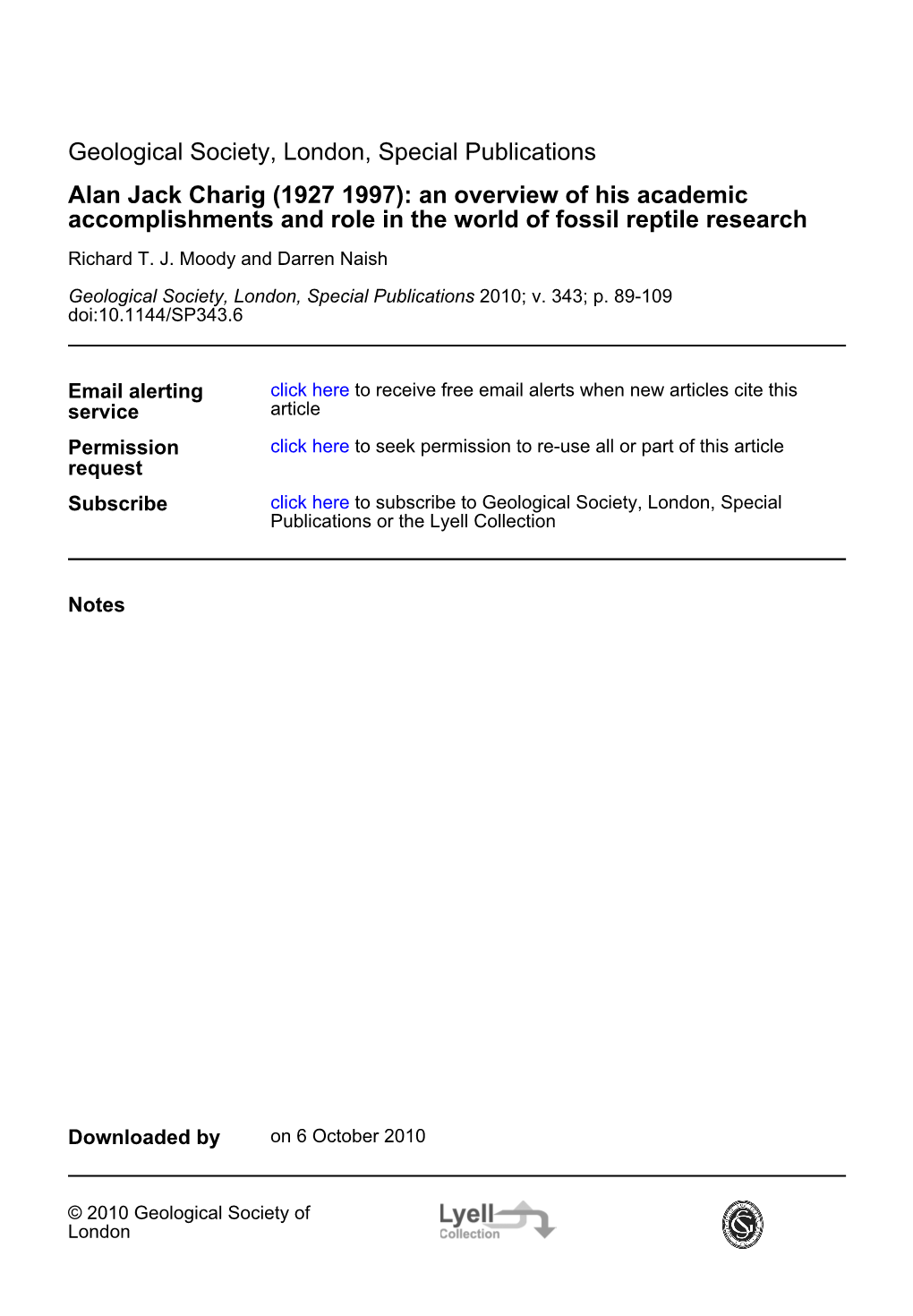 Accomplishments and Role in the World of Fossil Reptile Research