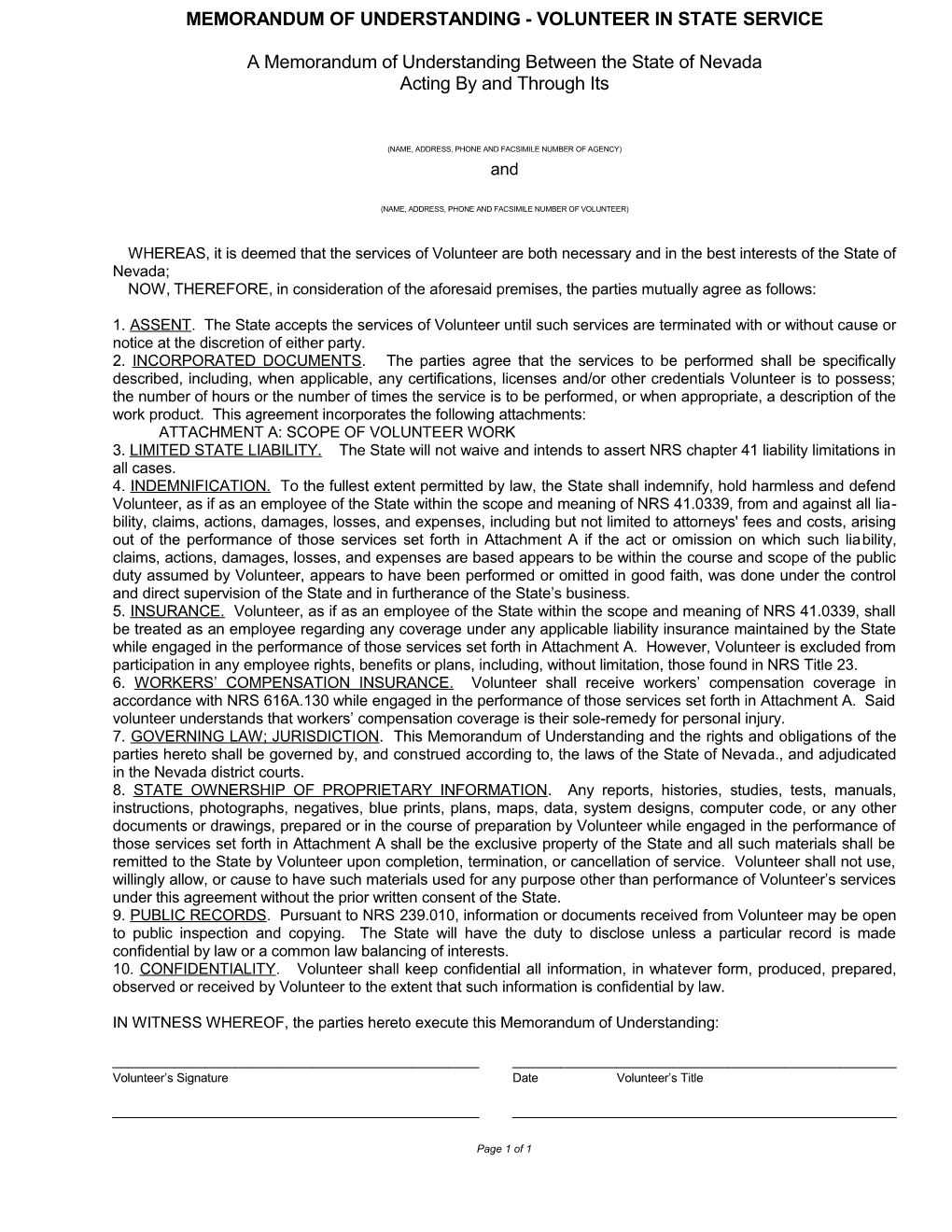 Memorandum of Understanding s3