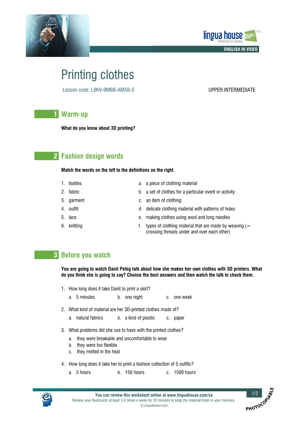 Printing Clothes