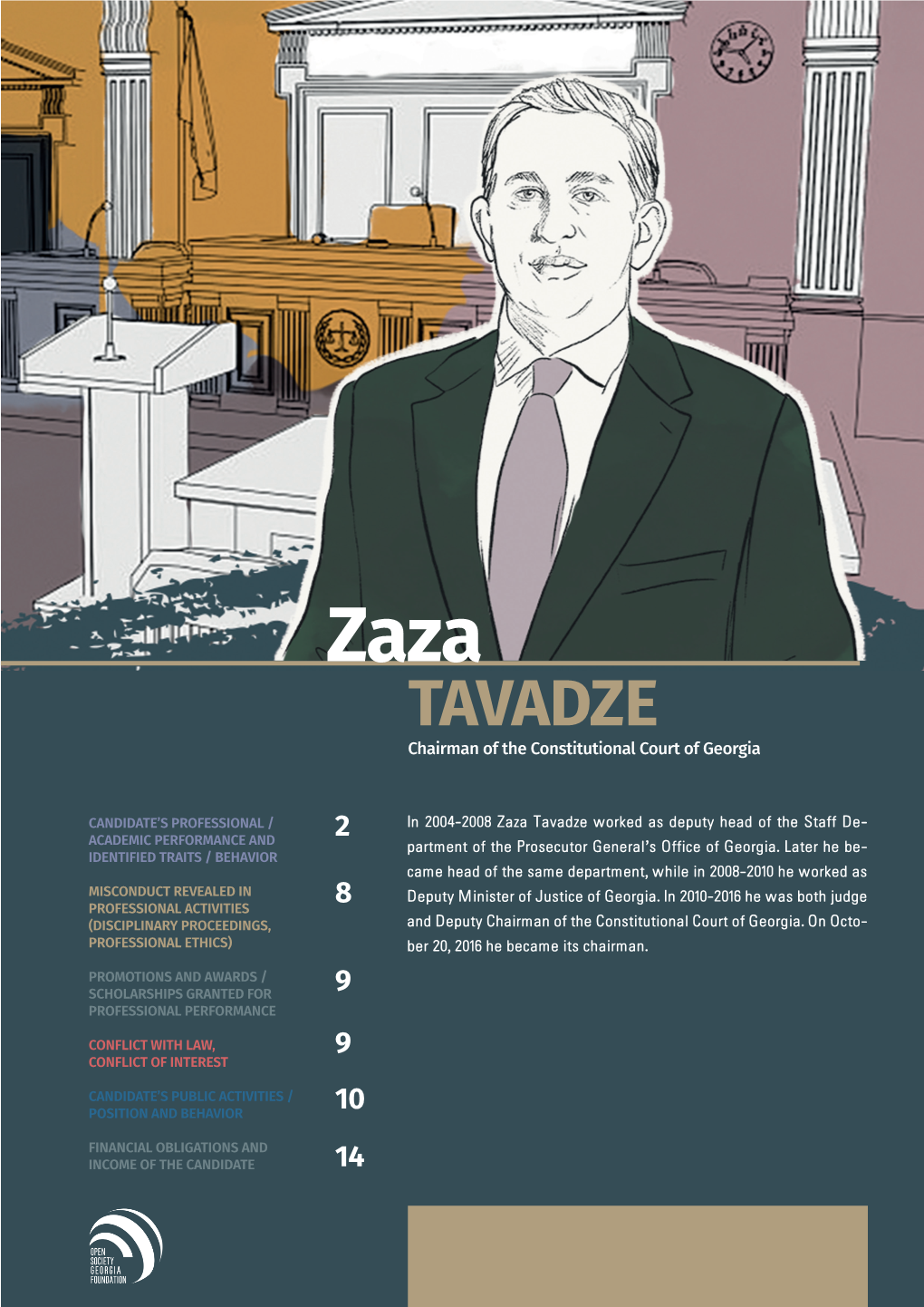 TAVADZE of the Constitutional Court of Georgia