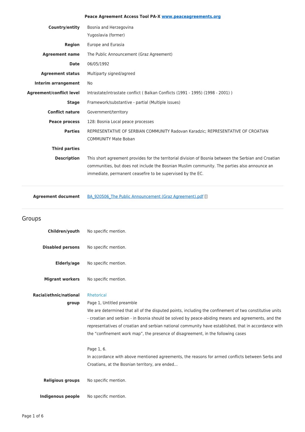 Export Agreement Coding (PDF)