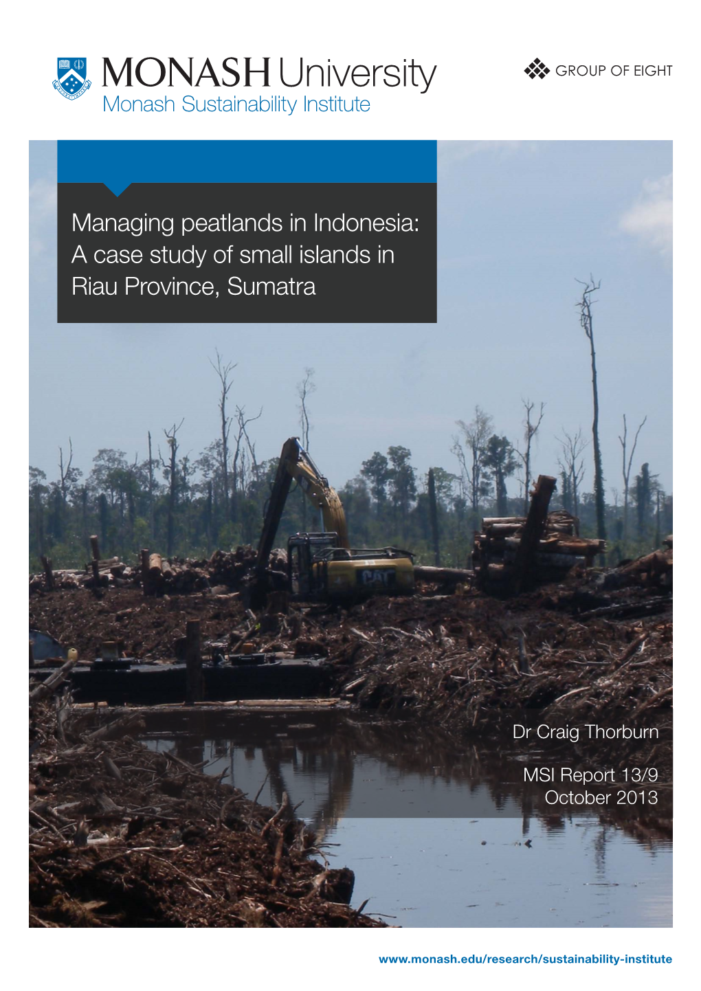 Managing Peatlands in Indonesia: a Case Study of Small Islands in Riau Province, Sumatra