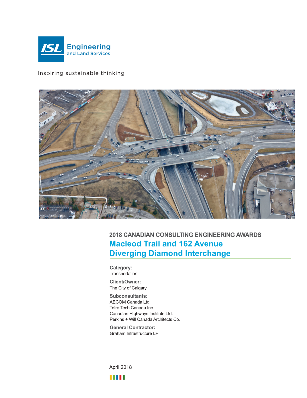 Macleod Trail and 162 Avenue Diverging Diamond Interchange