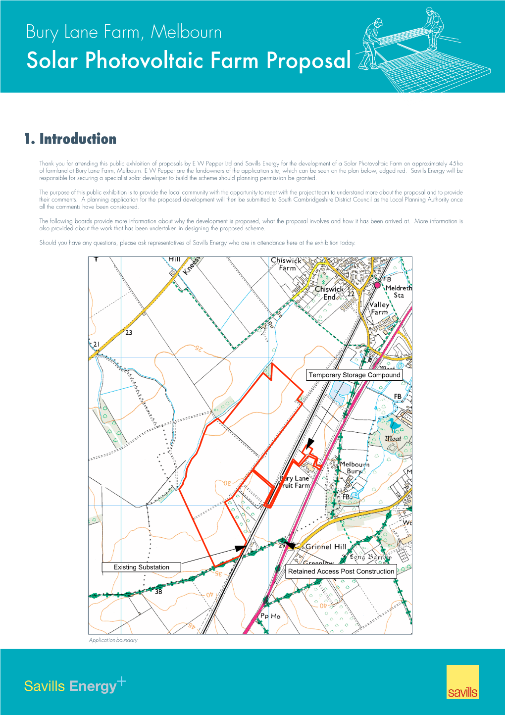 + Bury Lane Farm, Melbourn Solar Photovoltaic Farm Proposal