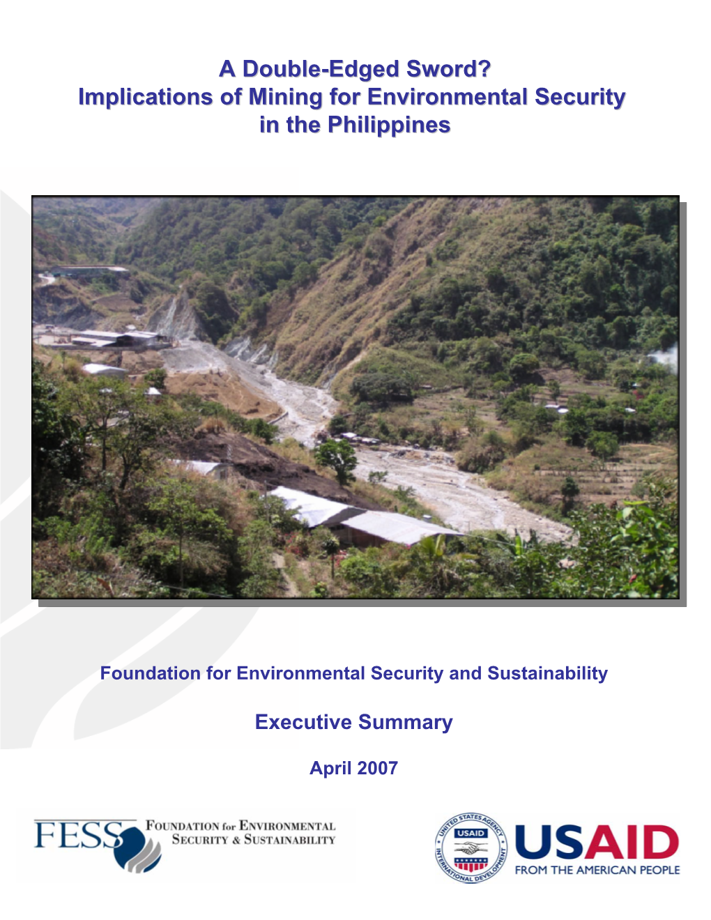 Implications of Mining for Environmental Security in the Philippines
