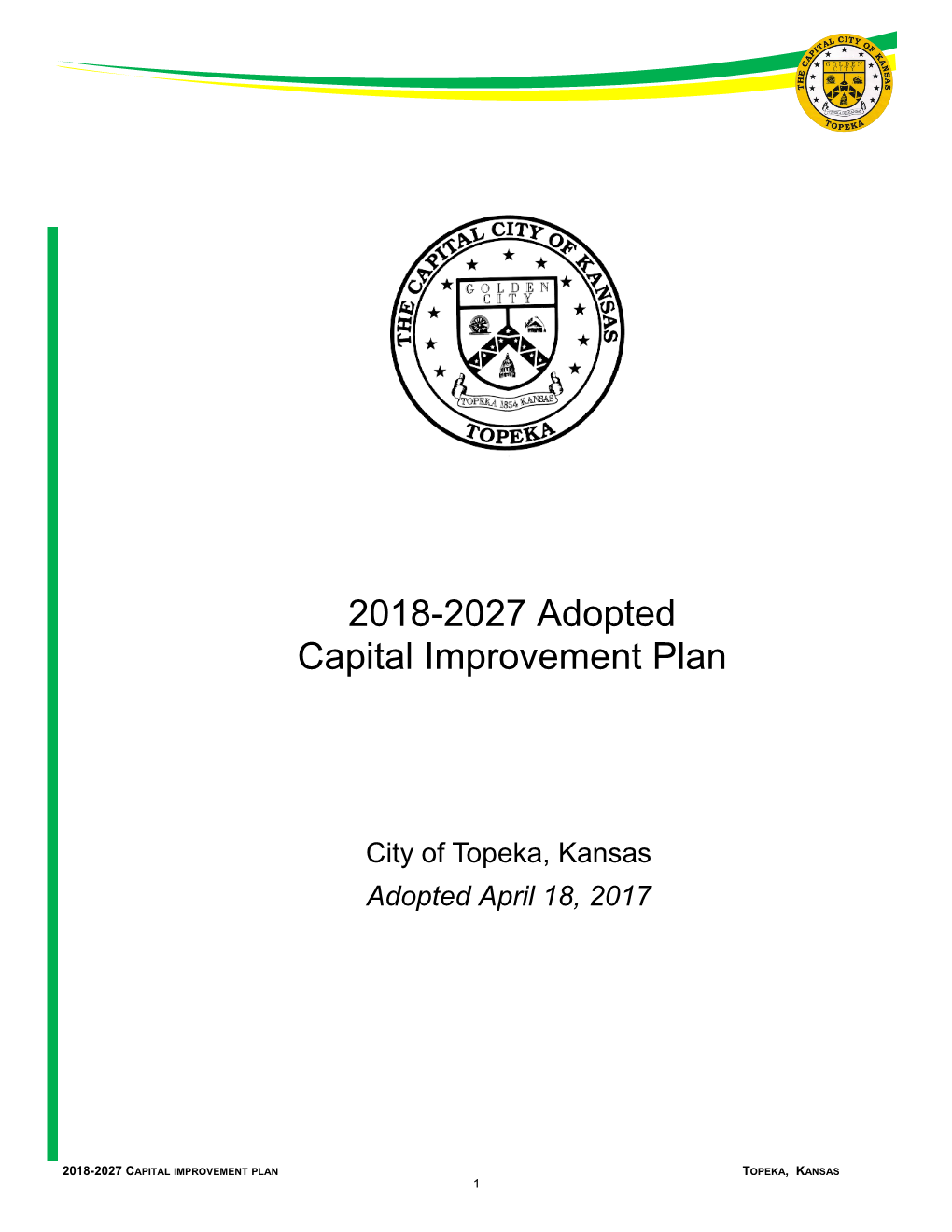 2027 Adopted Capital Improvement Plan