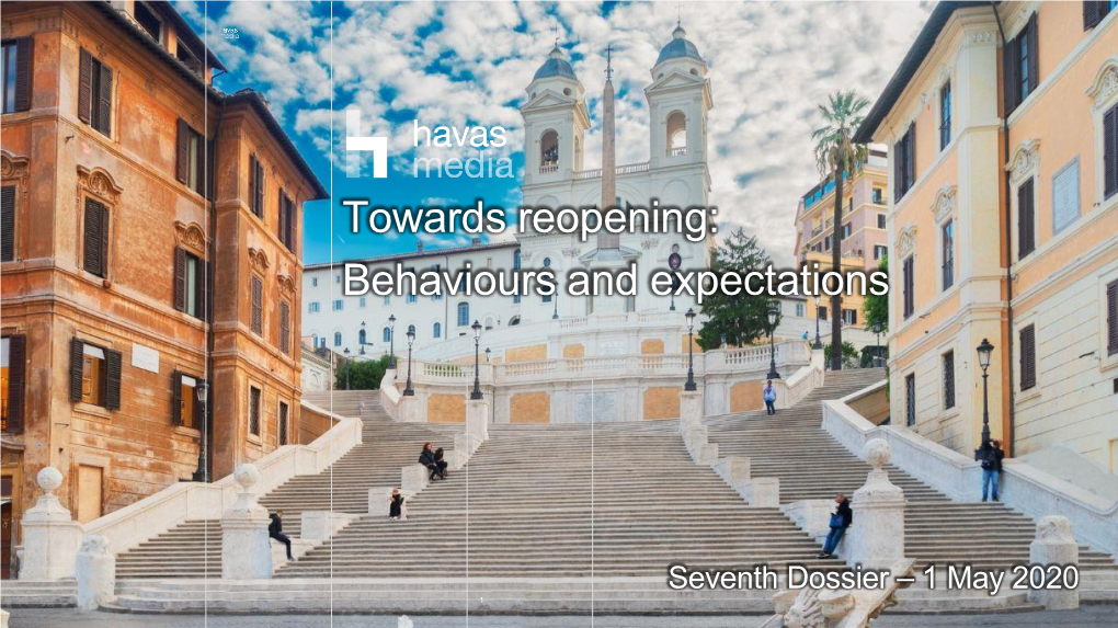 Towards Reopening: Behaviours and Expectations