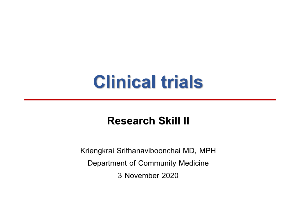 Clinical Trials