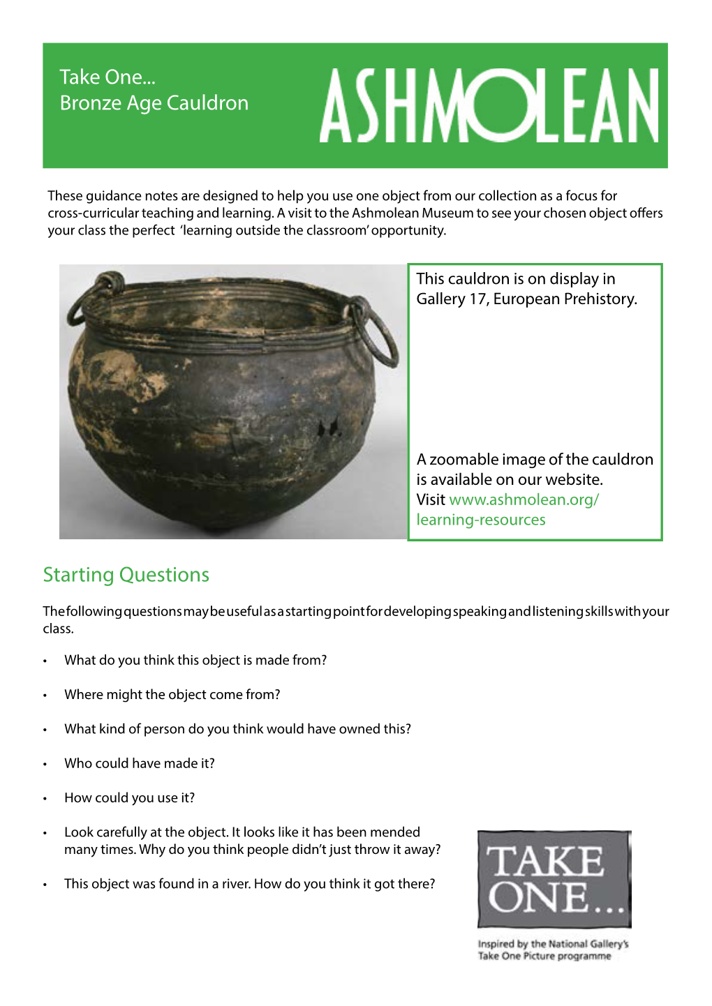 Bronze Age Cauldron