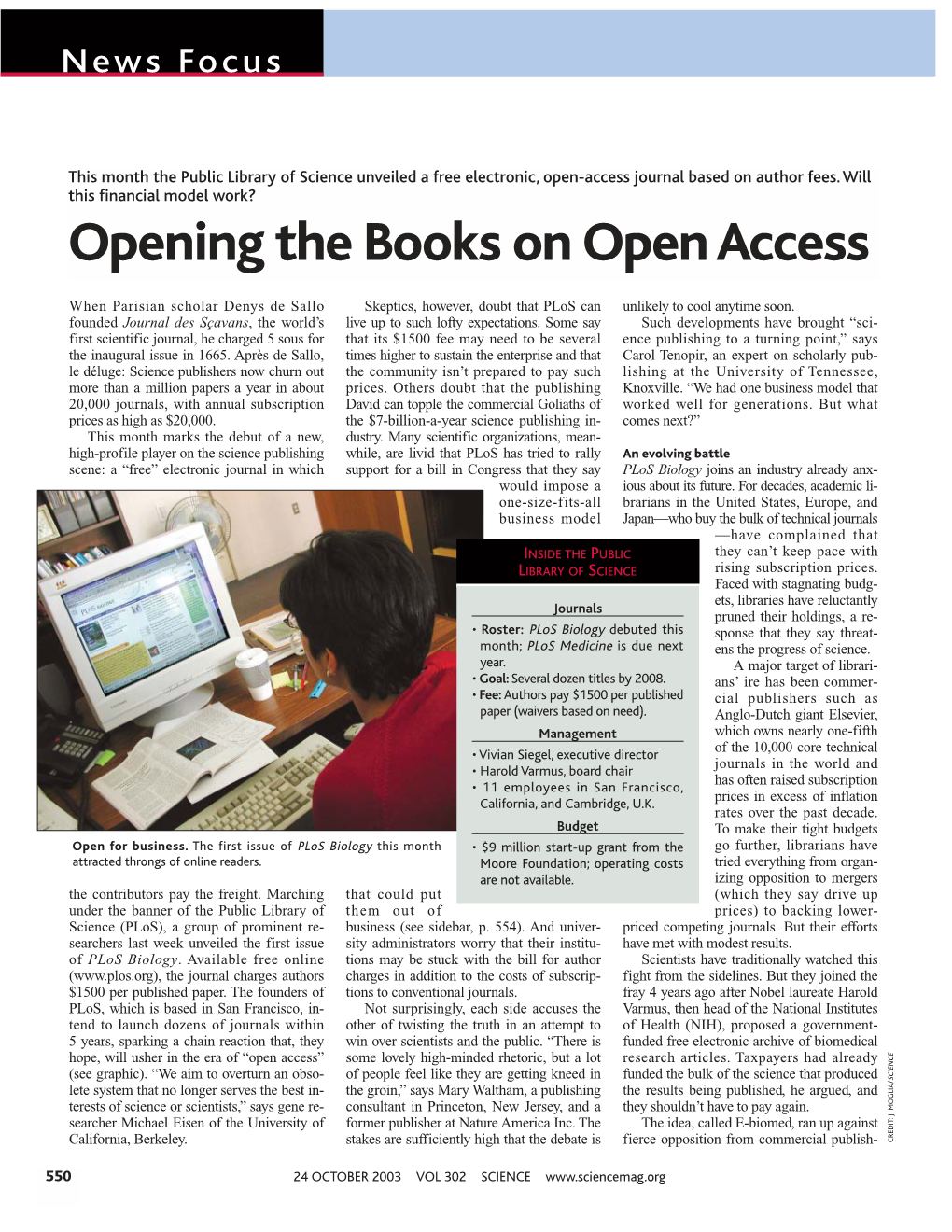 Opening the Books on Open Access