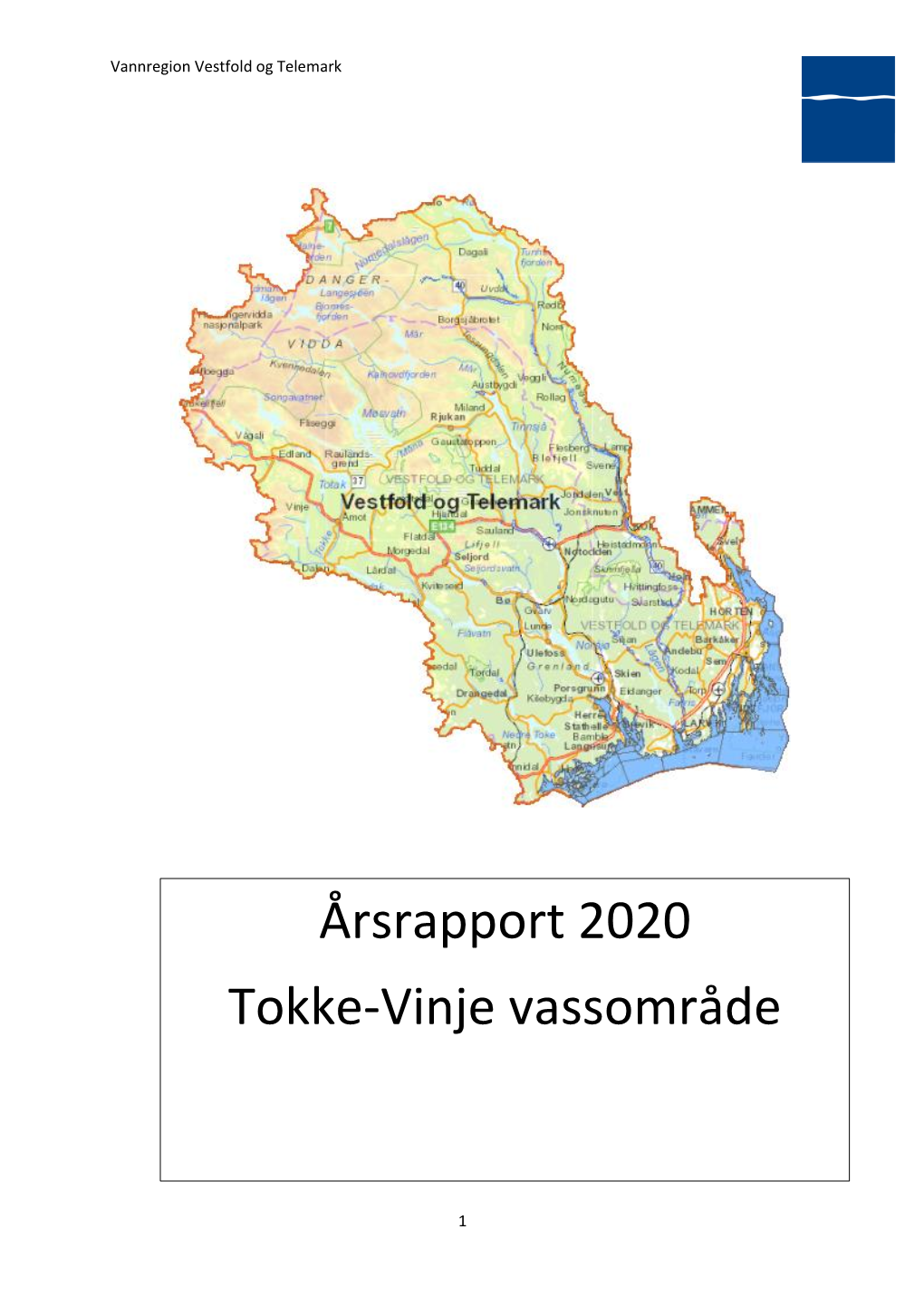 Årsrapport Tokke-Vinje Vannområde 2020.Pdf