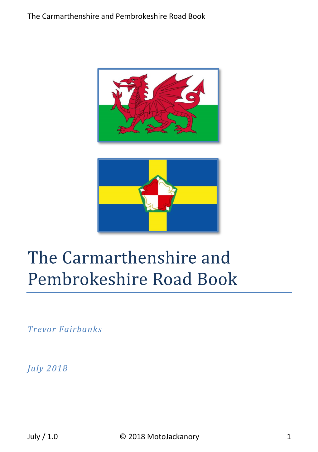 The Carmarthenshire and Pembrokeshire Road Book