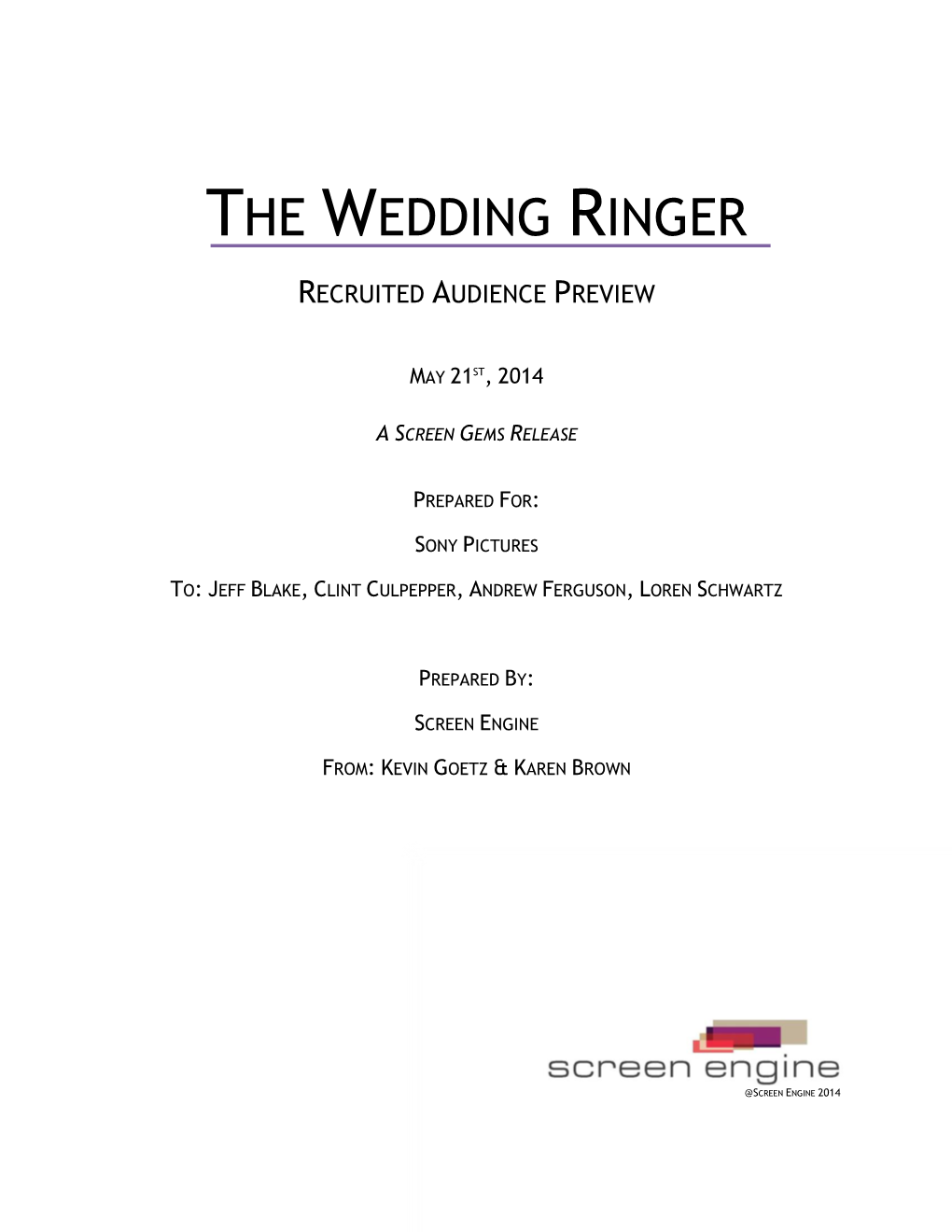 The Wedding Ringer