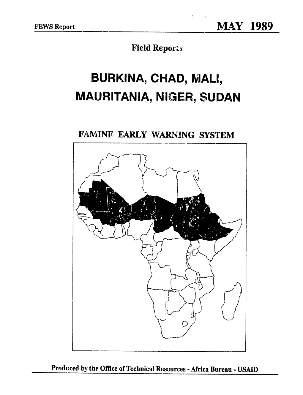 Burkina, Chad, Mali, Mauritania, Niger, Sudan