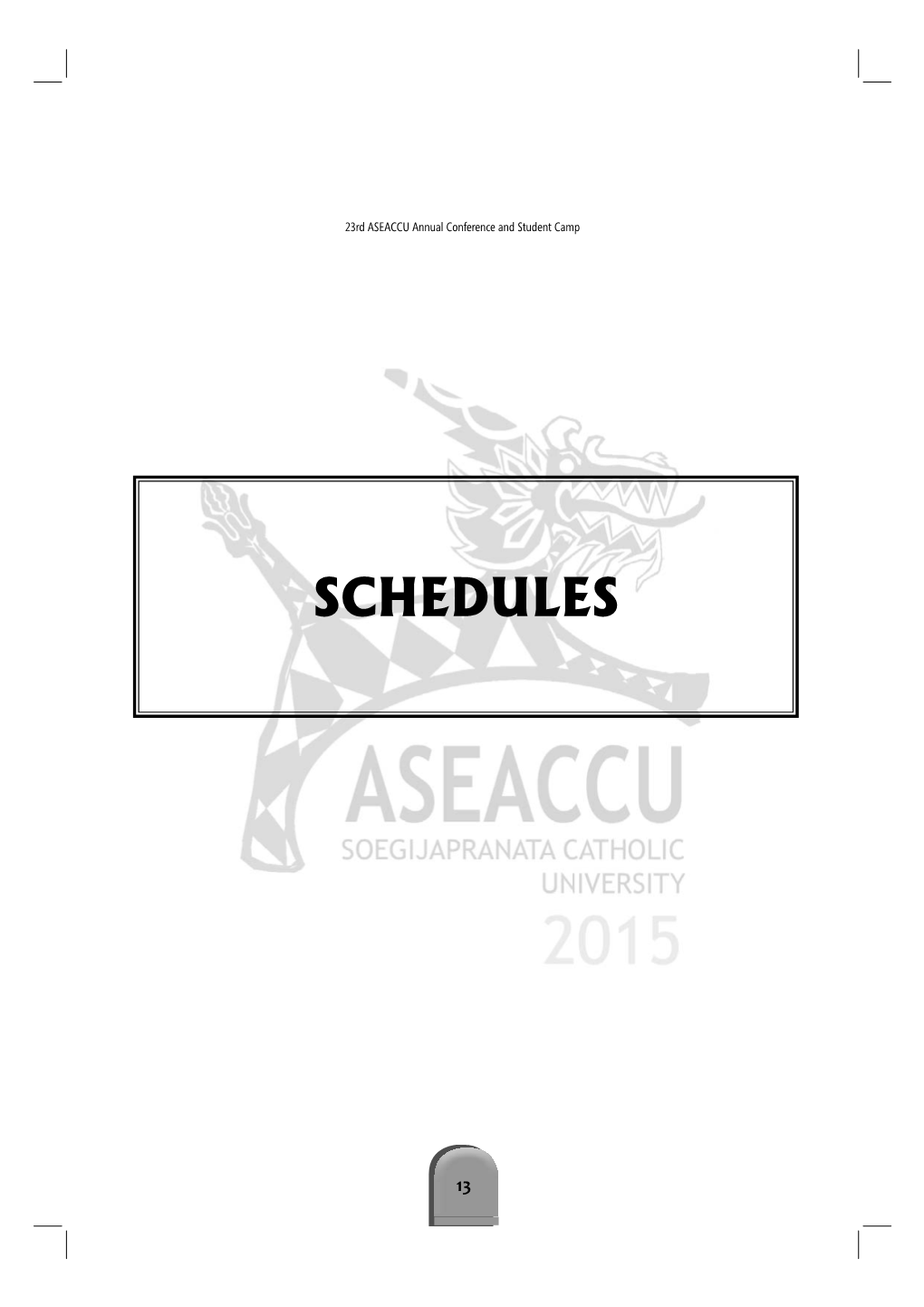 ASEACCU-Schedules.Pdf