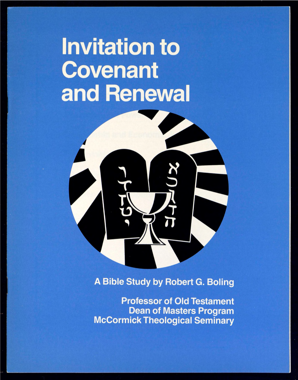 Invitation to Covenant and Renewal