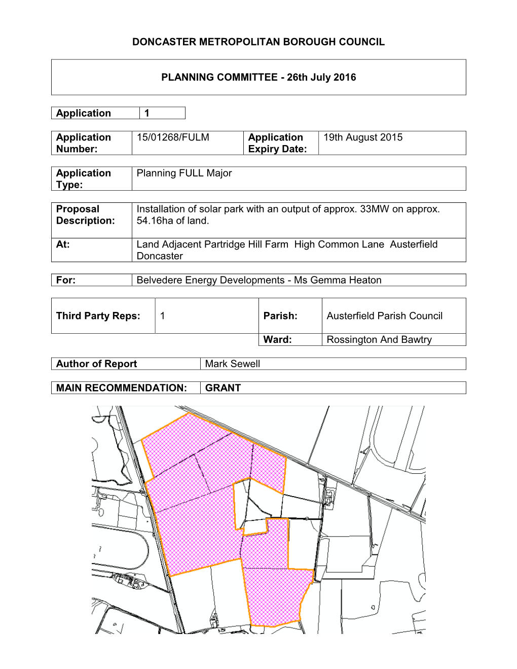 Doncaster Metropolitan Borough Council Planning