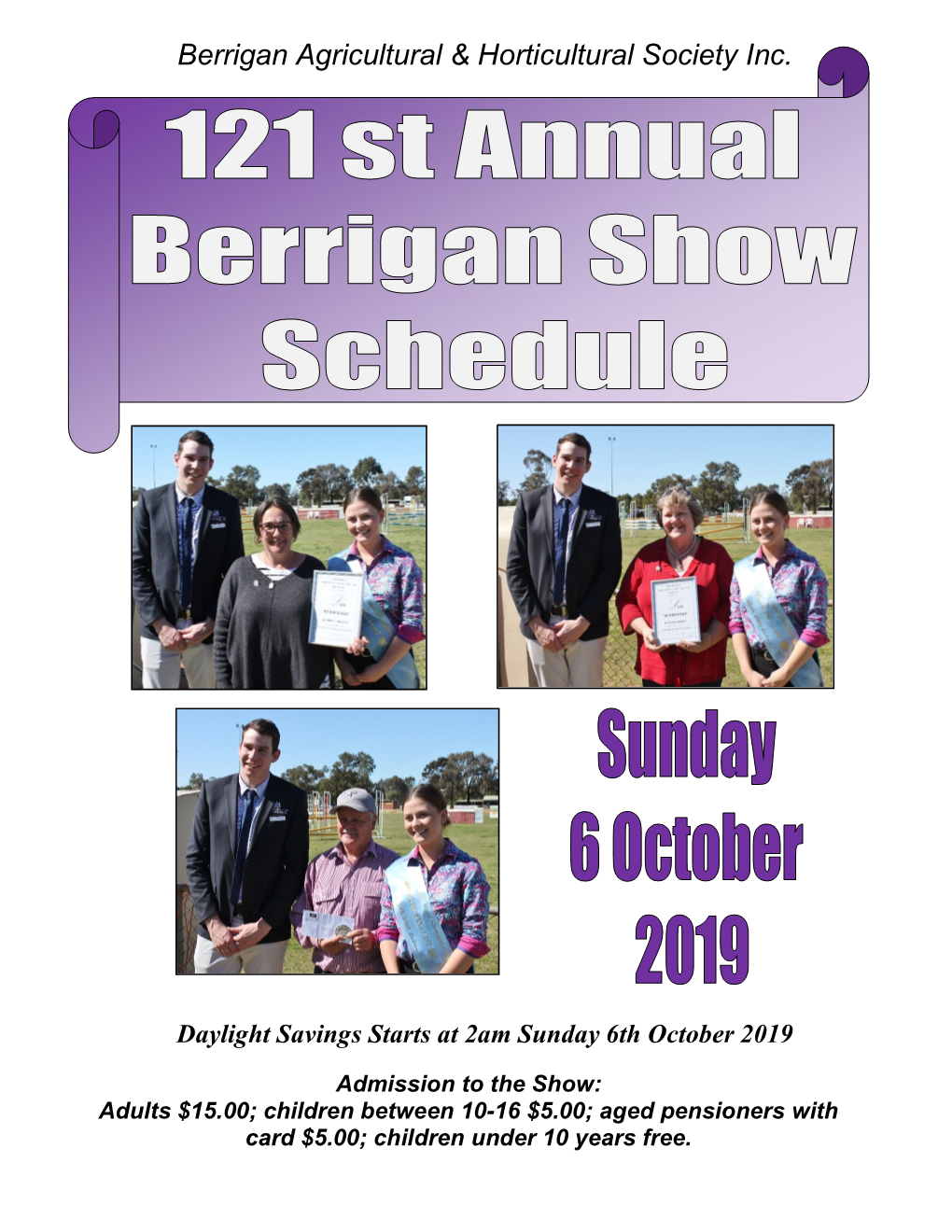 Berrigan Agricultural & Horticultural Society Inc