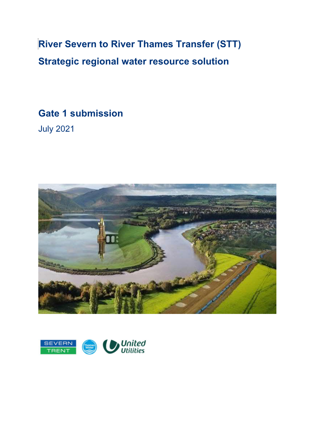 River Severn to River Thames Transfer (STT) Strategic Regional Water Resource Solution