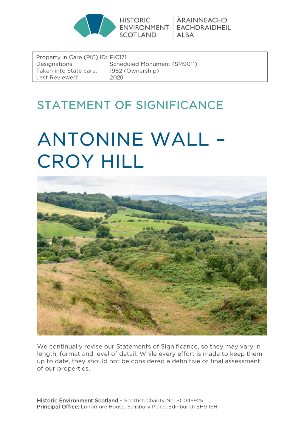 Antonine Wall – Croy Hill