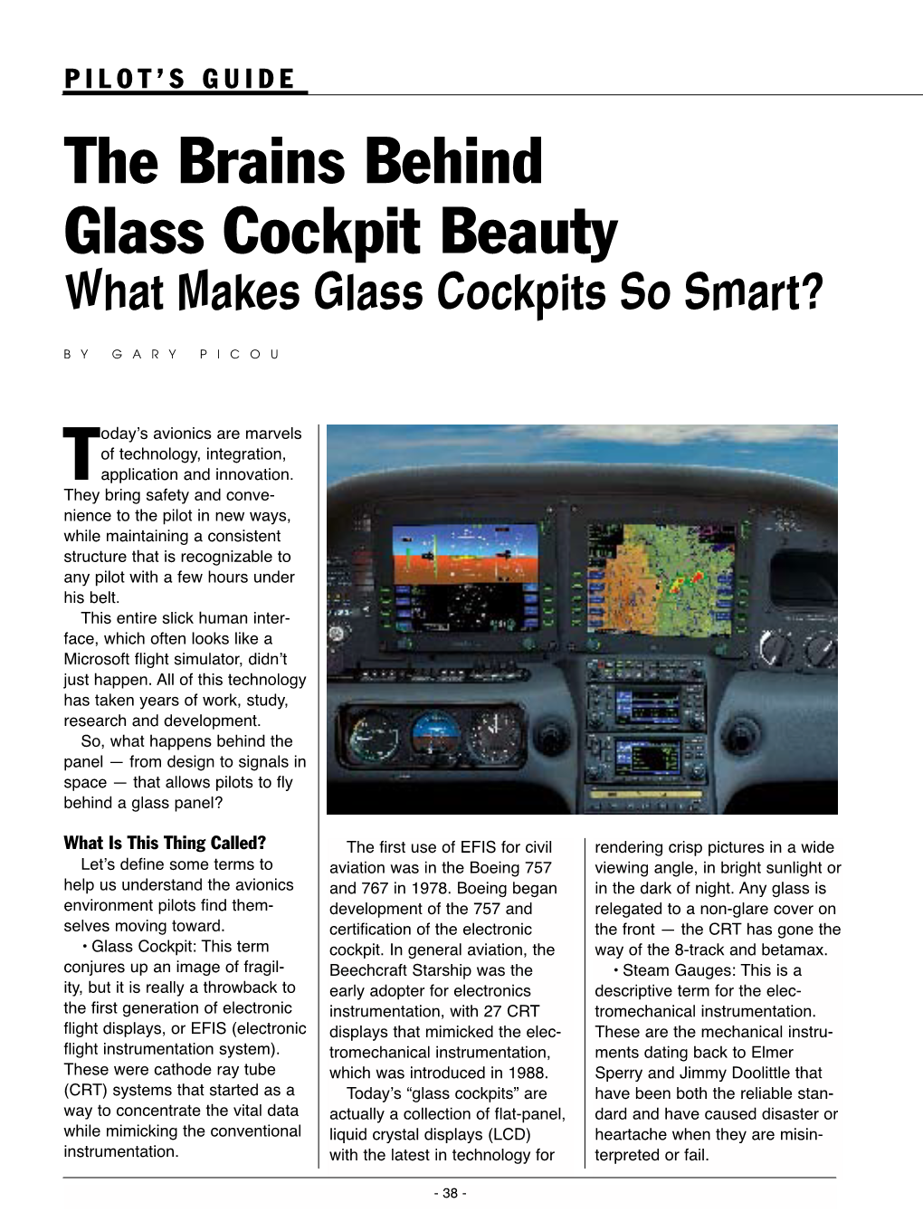 The Brains Behind Glass Cockpit Beauty What Makes Glass Cockpits So Smart?