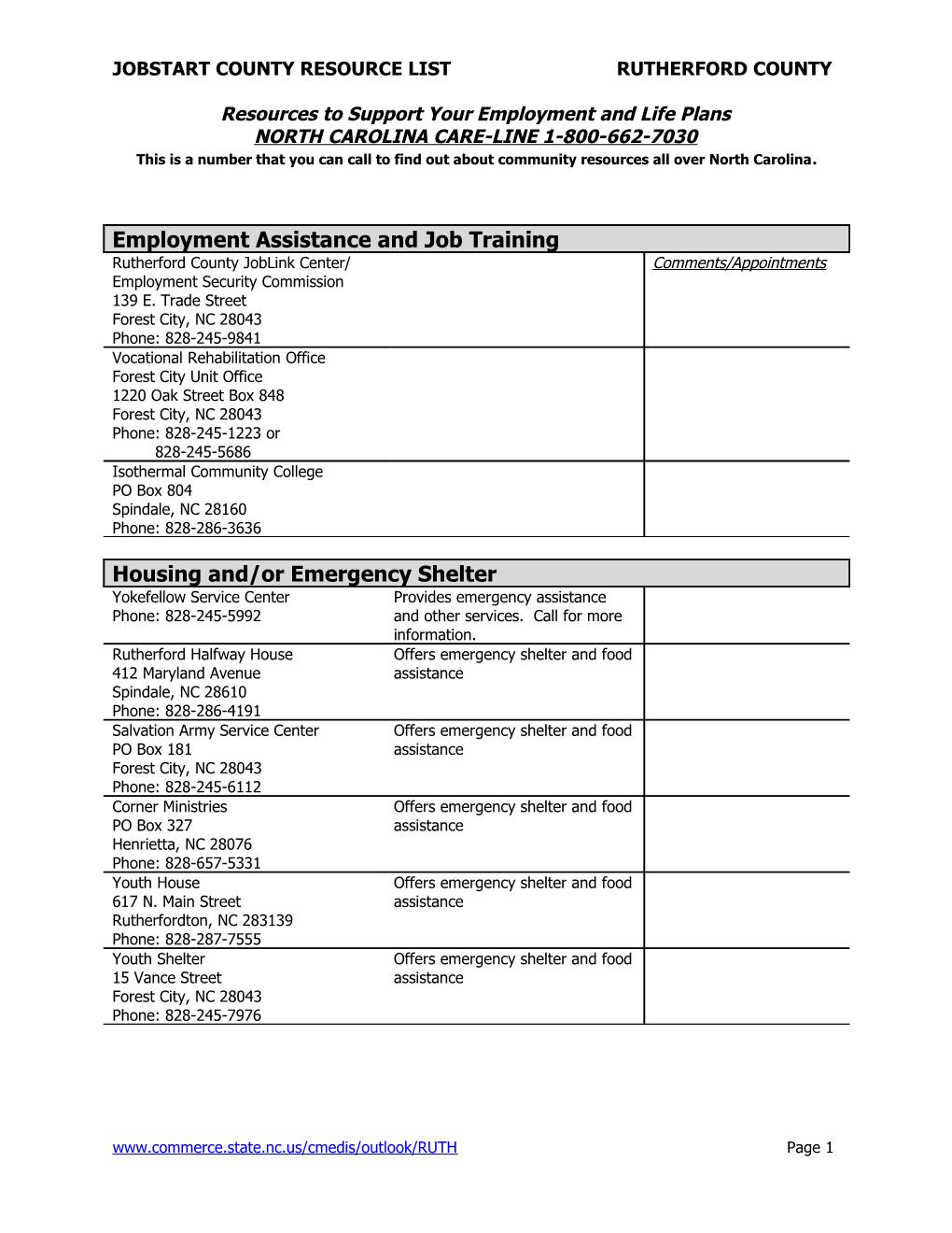 Employment Assistance and Job Training s5