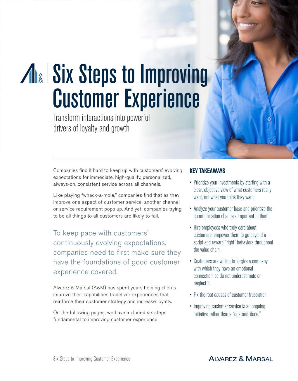 Six Steps to Improving Customer Experience