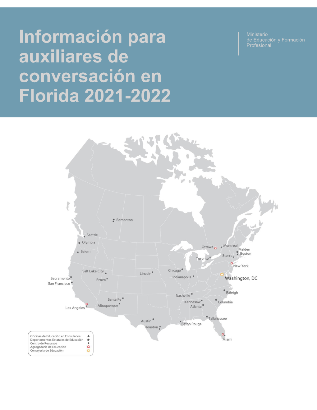 Información Para Auxiliares De Conversación En Florida 2021-2022