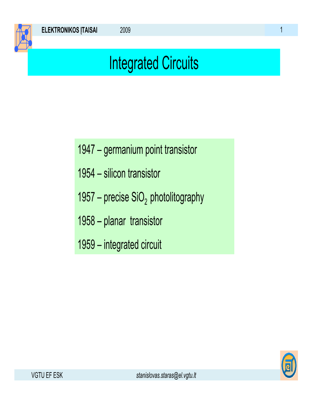 Integrated Circuits