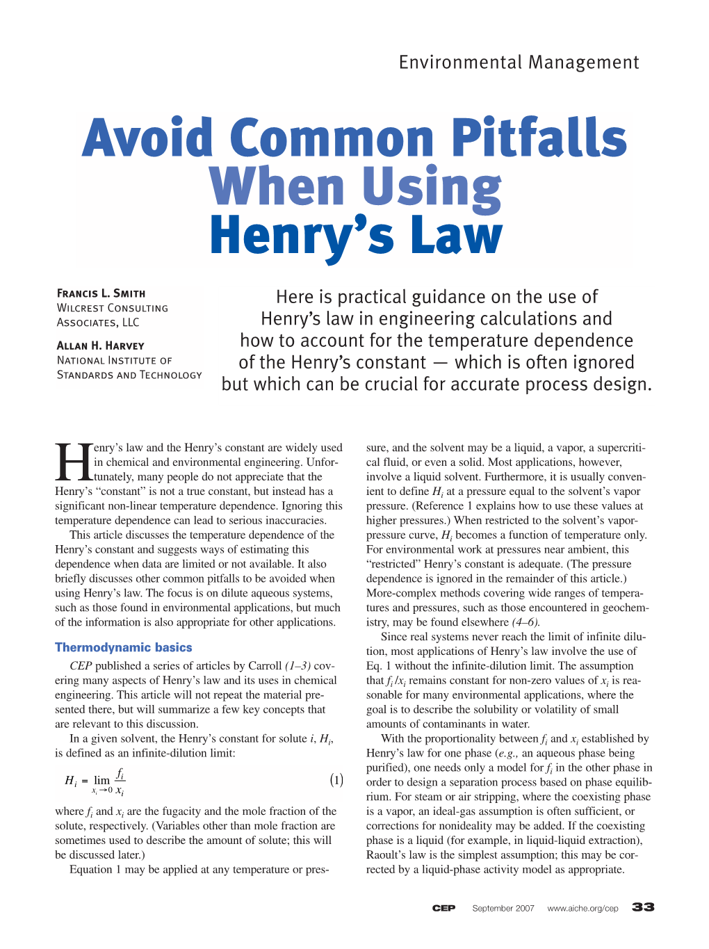 Avoid Common Pitfalls When Using Henry's