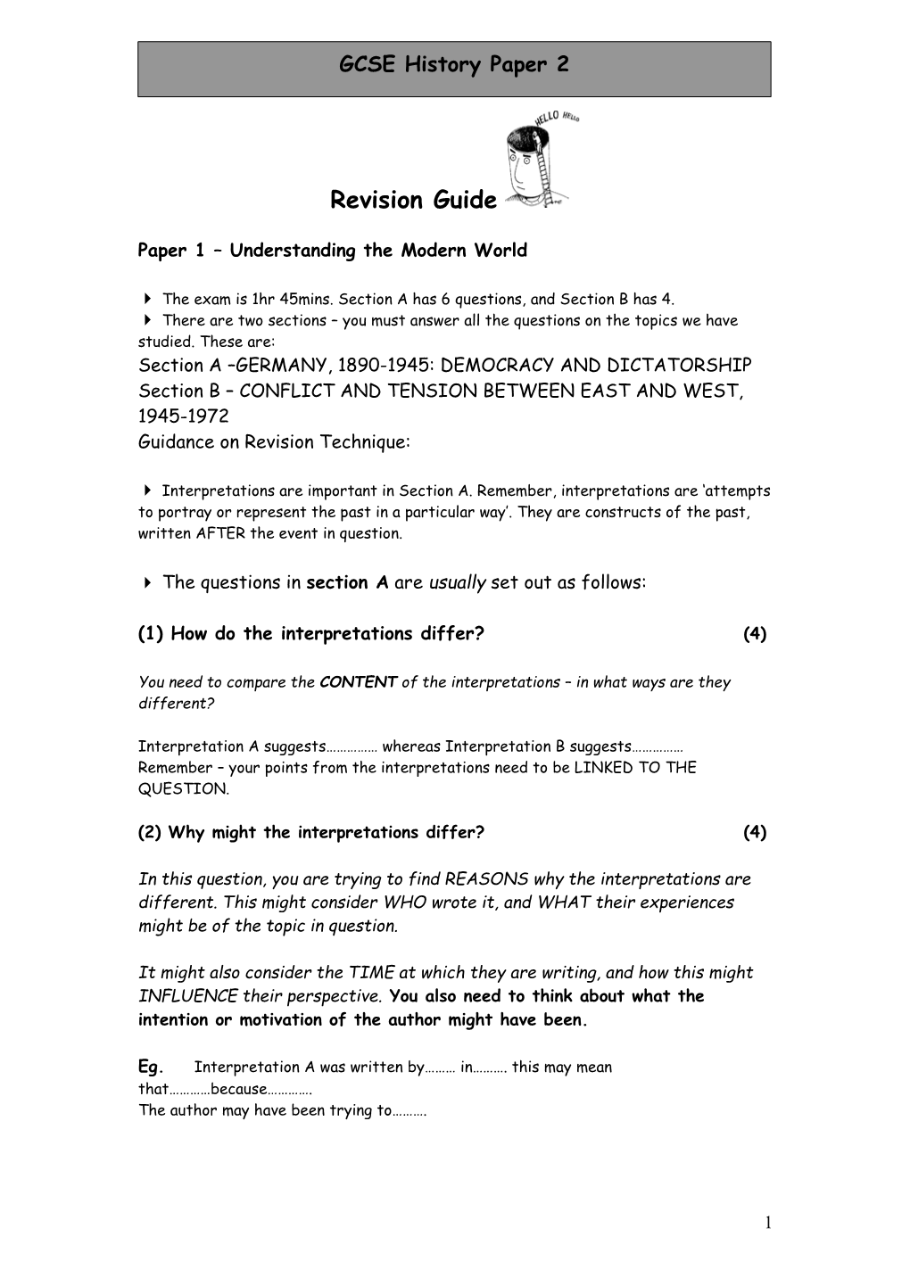 Paper 1 Germany Topics Revision Guide.Pdf