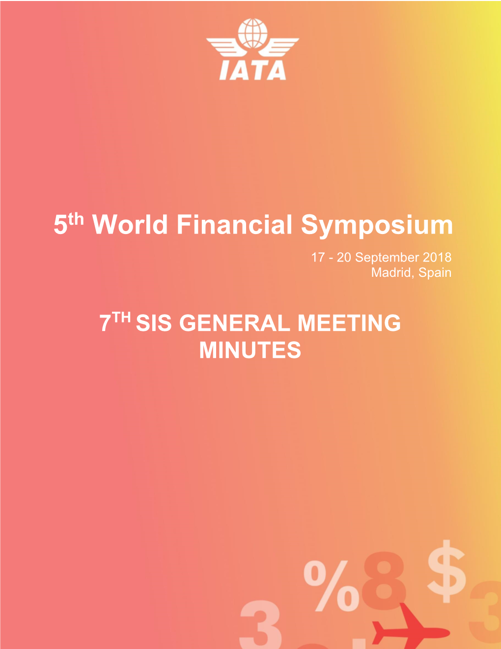 5 World Financial Symposium