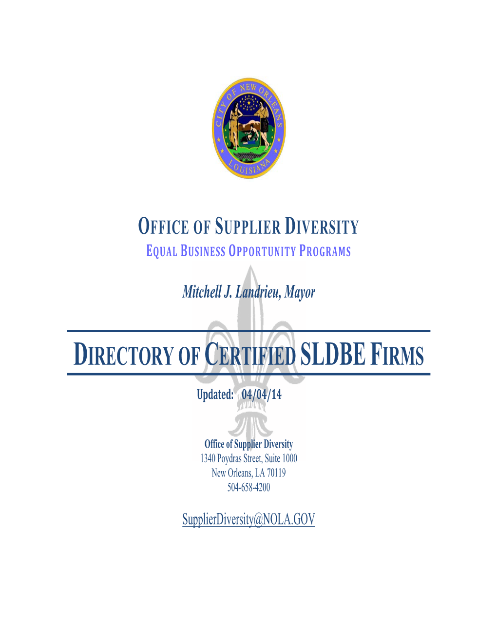 SLDBE Directory