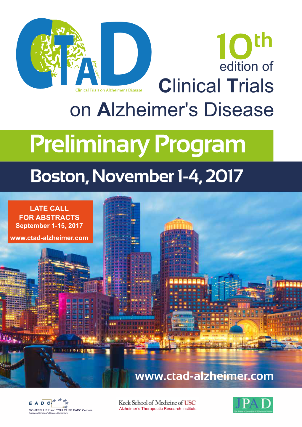 Preliminary Program Boston, November 1-4, 2017