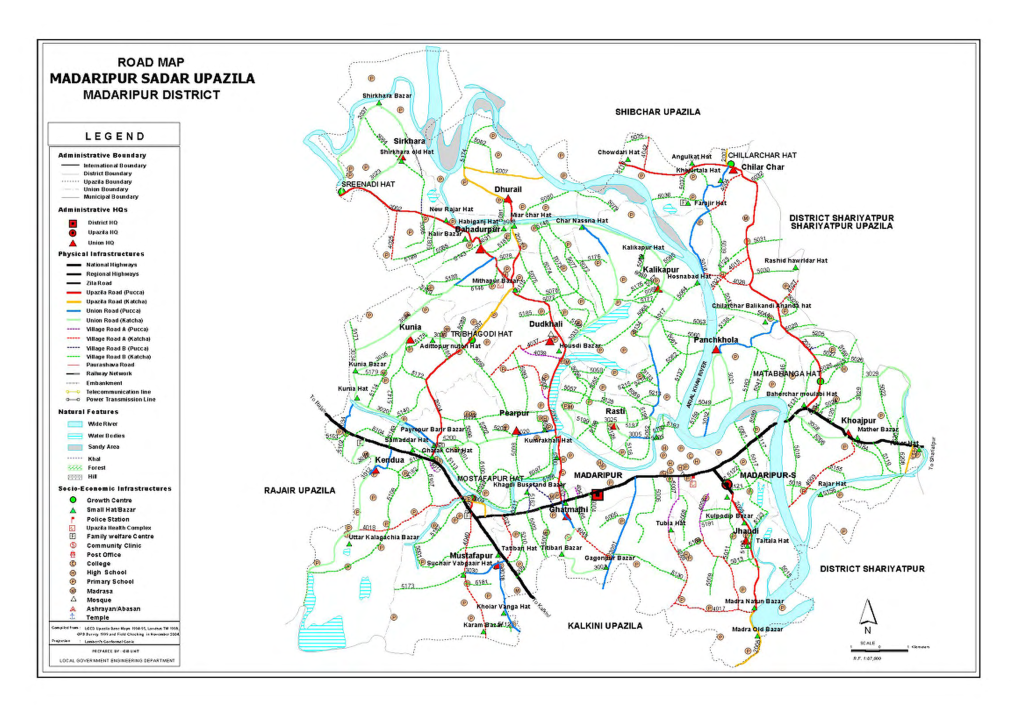 Inventory of LGED Road Network, March 2005, Bangladesh