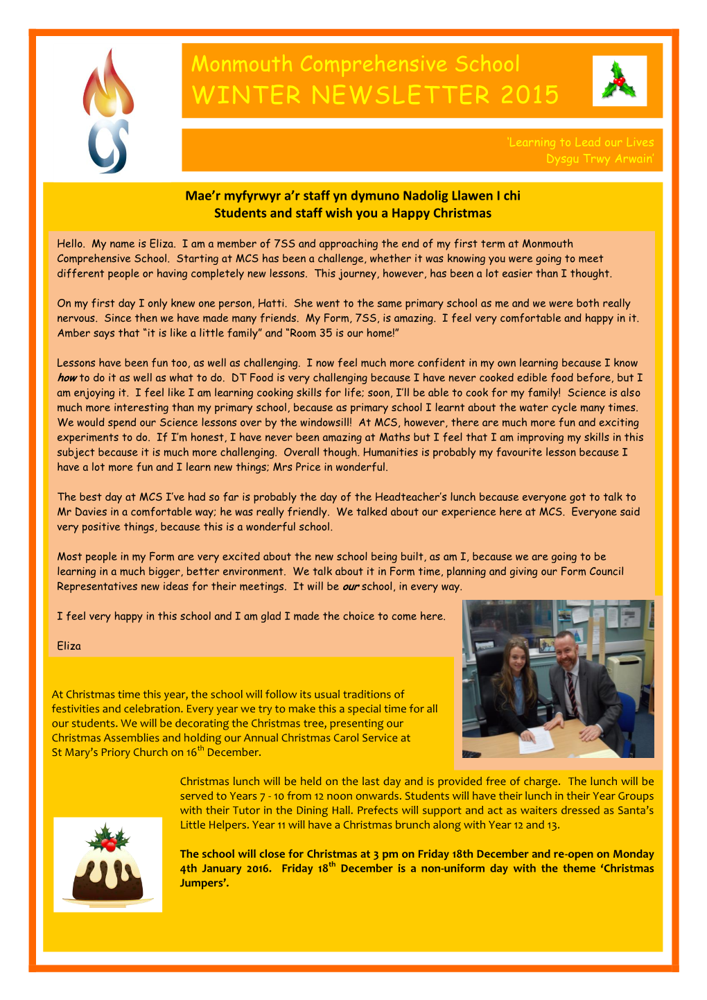 Winter Newsletter 2015