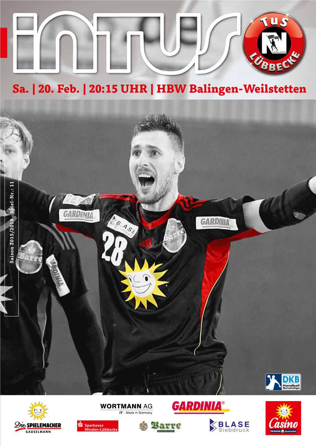 HBW Balingen-Weilstetten Saison 2015/2016 · Spiel-Nr.: 11 Saison 2015/2016 · Spiel-Nr