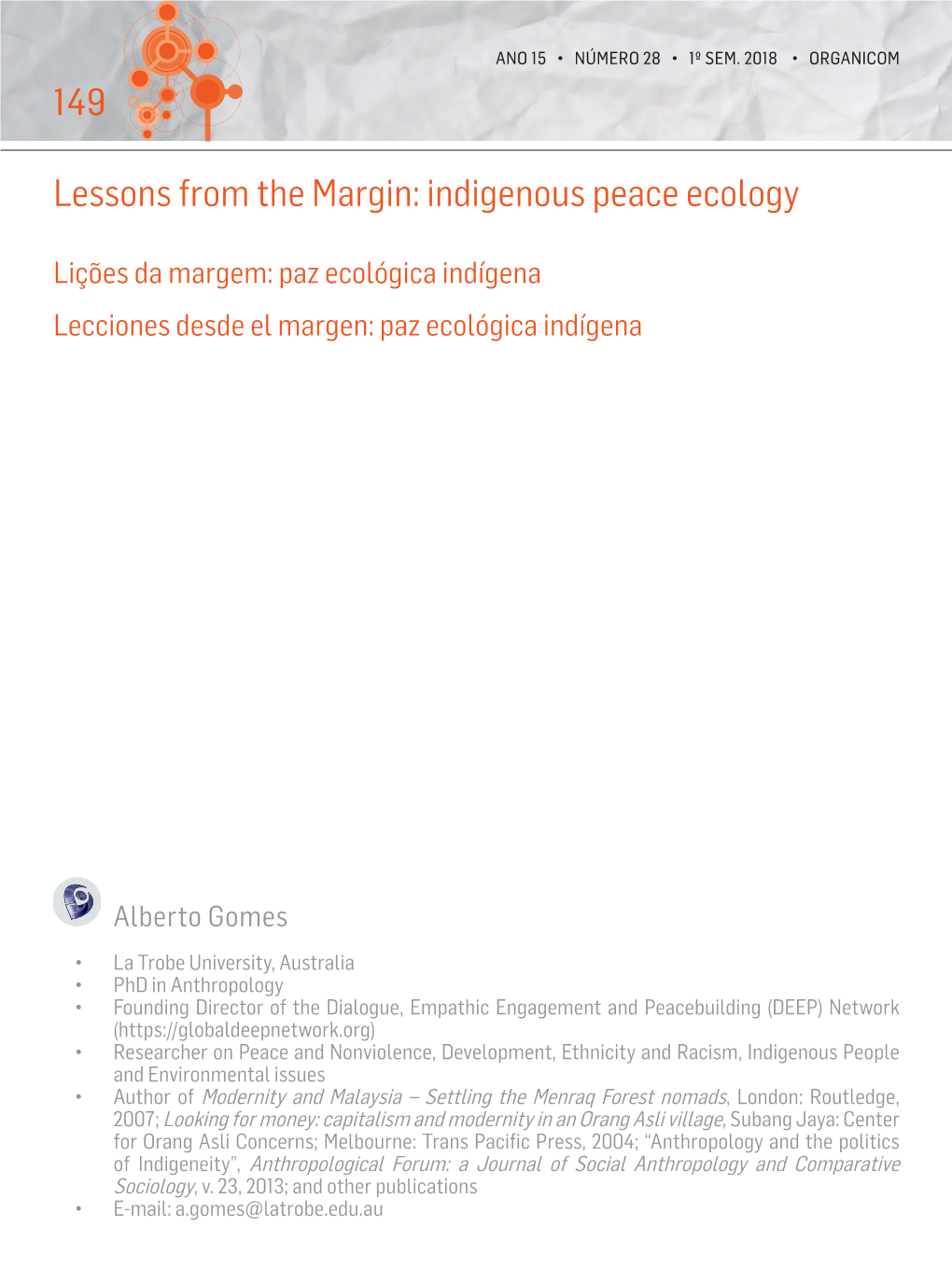 Indigenous Peace Ecology