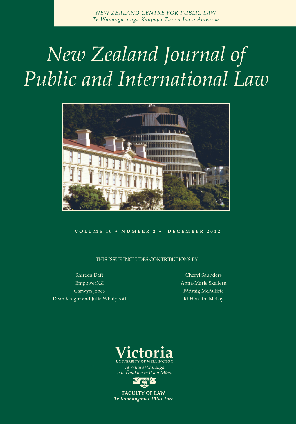 New Zealand Journal of Public and International