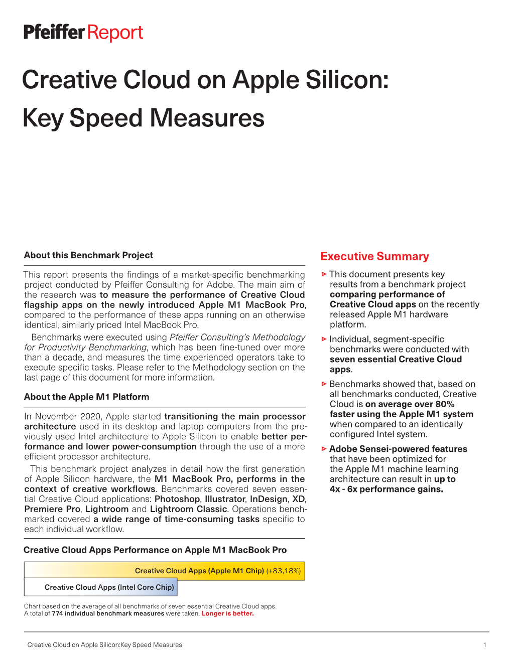 Creative Cloud on Apple Silicon: Key Speed Measures