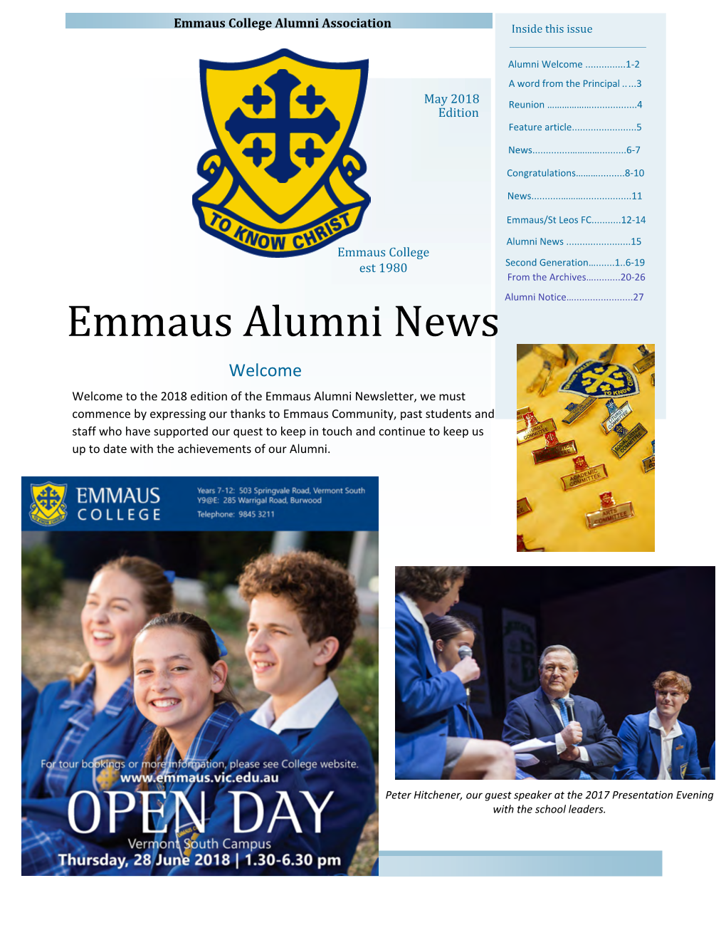 Emmaus Alumni News Download Created With