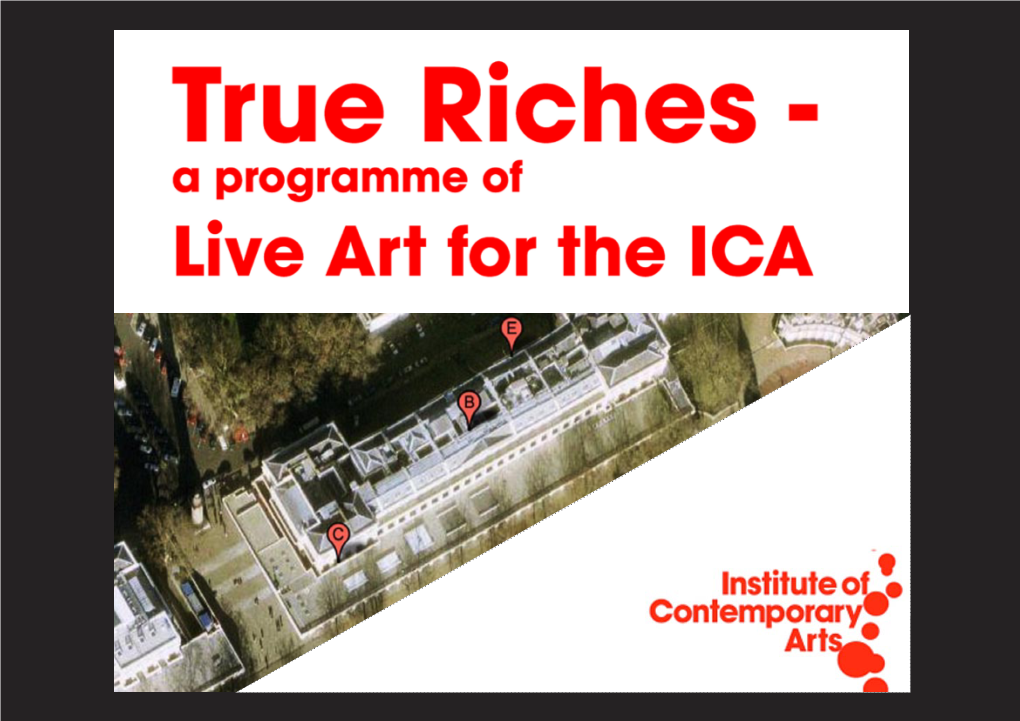 You Can Download the Full Programme of True Riches Here