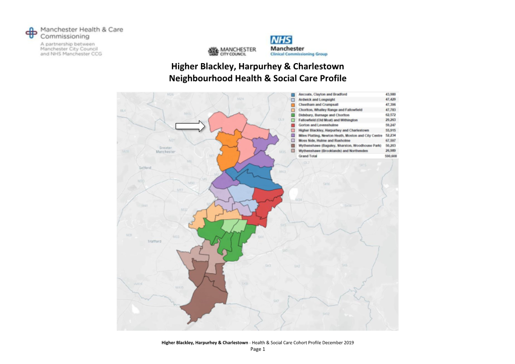 Higher Blackley, Harpurhey & Charlestown Neighbourhood Health & Social Care Profile