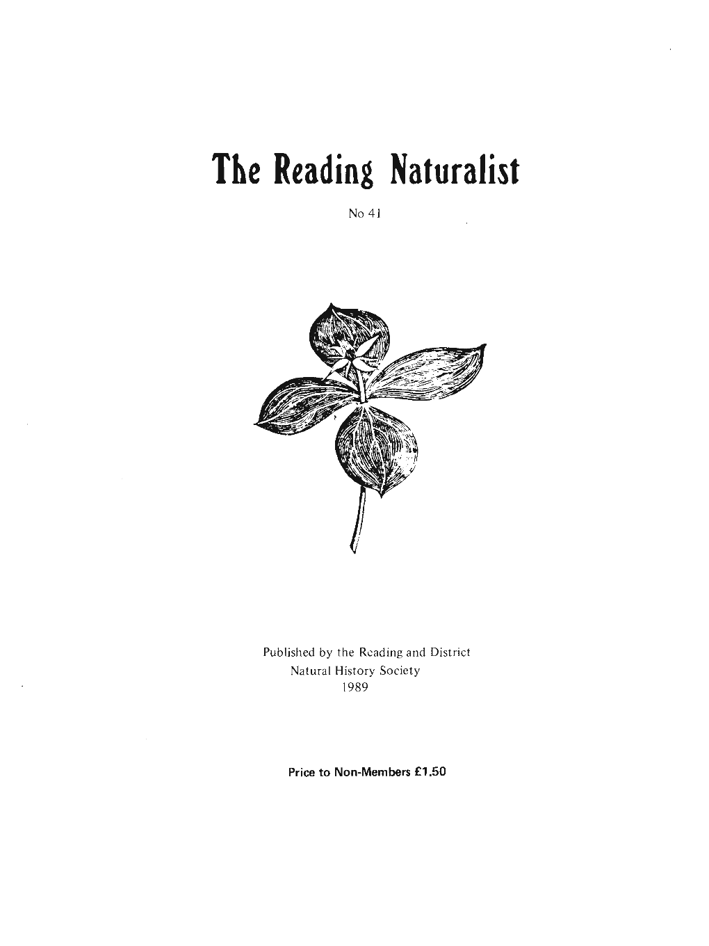 The Reading Naturalist