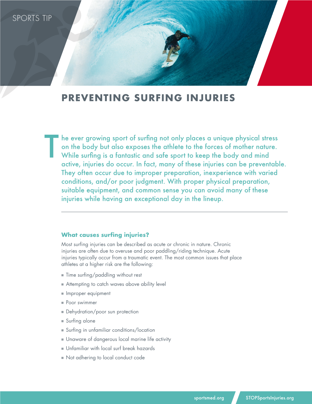 Preventing Surfing Injuries