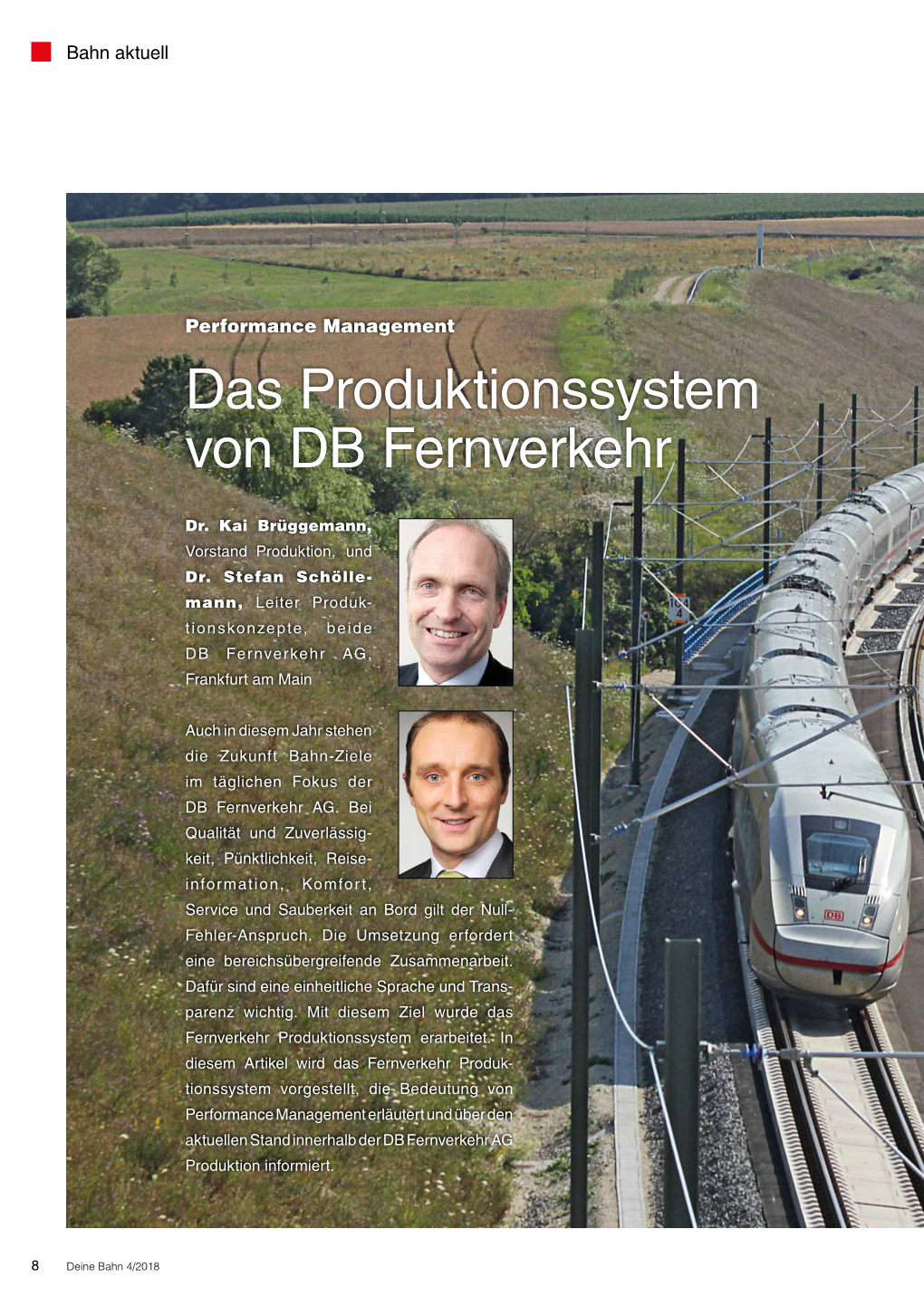Das Produktionssystem Von DB Fernverkehr
