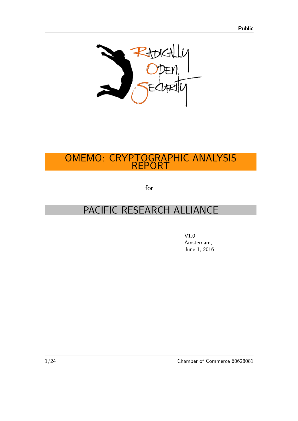 Omemo: Cryptographic Analysis Report