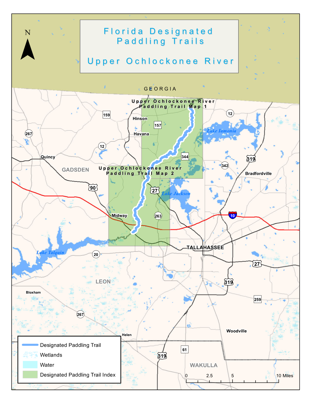 Upper Ochlockonee River Paddling Guide