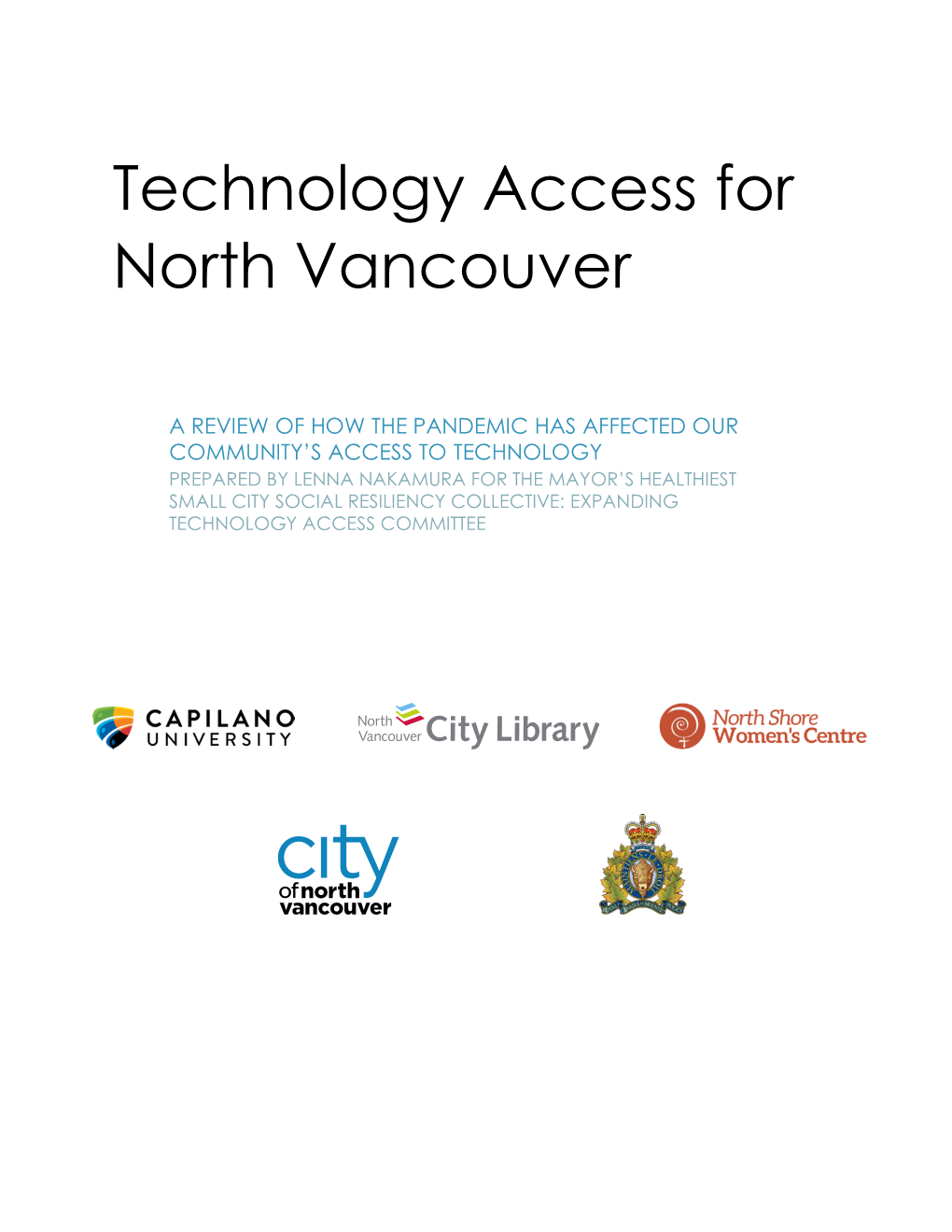 Technology Access for North Vancouver 1